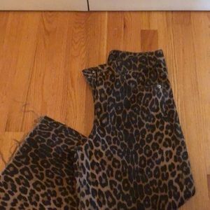 ZARA cheetah pants